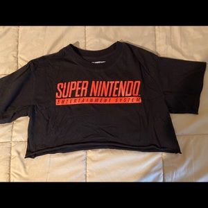 Nintendo cropped tee
